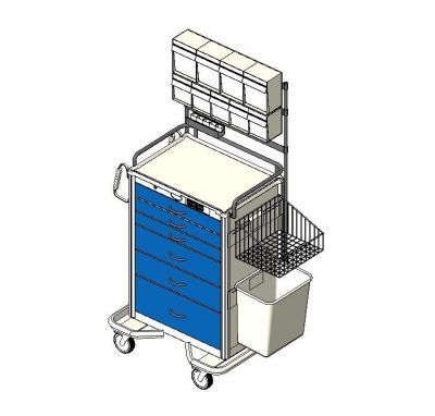 Anaesthetic Machine - ANA001 Revit family