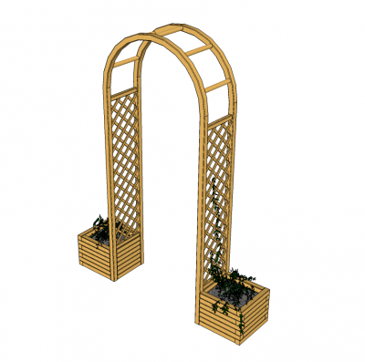 Garden Arch SketchUp-Modell