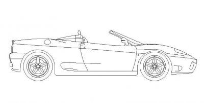 Car - Ferrari Dynamic Block 