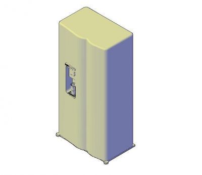 Fridge Design 3D dwg 