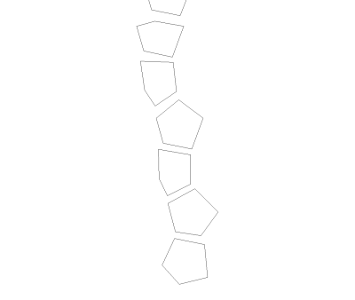 Stepping Stone Irregular Symbol CAD Block. Free DWG AutoCAD Imperial drawing available to download
