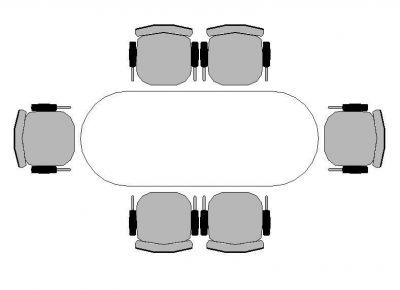 Boardroom table / meeting desk