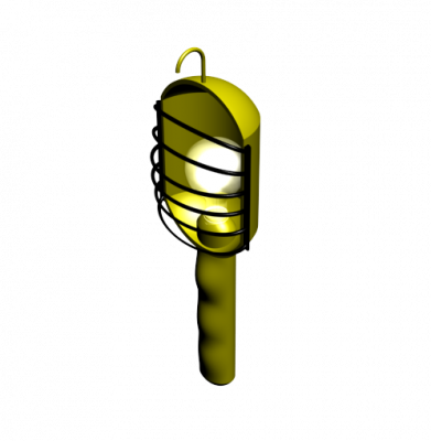 Work lamp 3DS Max model