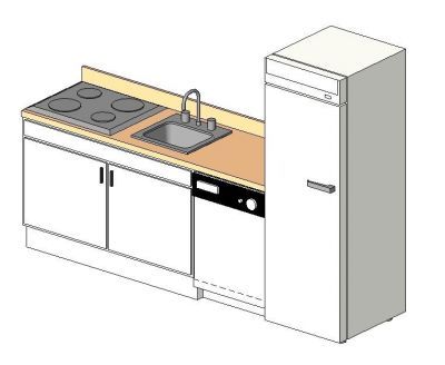 Kitchenette 3D model