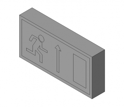 Quitter Fire Sign modèle Revit