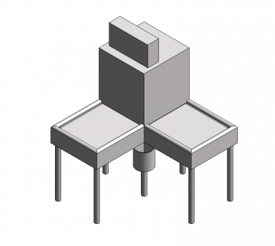 Industrial Dishwasher Revit model