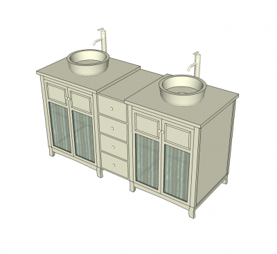 Seine und ihre Eitelkeit sinkt SketchUp-Modelle