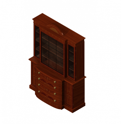 Wall cabinet 3DS Max model