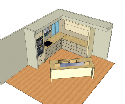 Modern kitchen design 