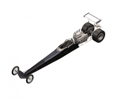 Dragster 3DS Max model