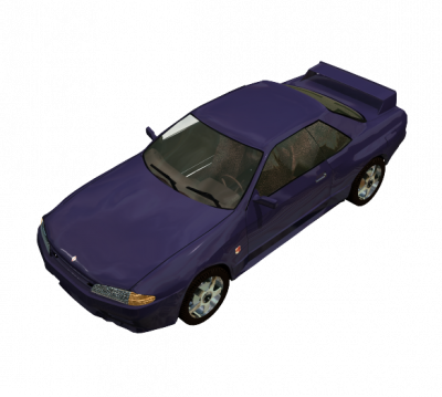 Nissan Skyline R33 3DS Max model 
