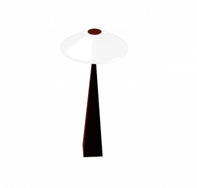 Contemporary floor lamp 3DS Max model 