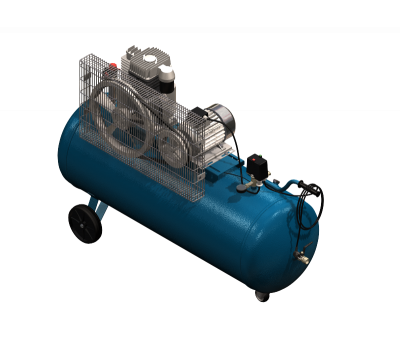 Industrial air compressor 3DS Max model 