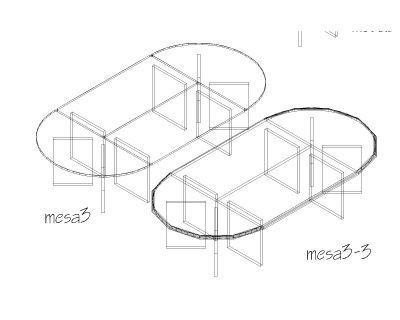 Free AutoCAD 3D Editable file of Office Meeting Table - 18