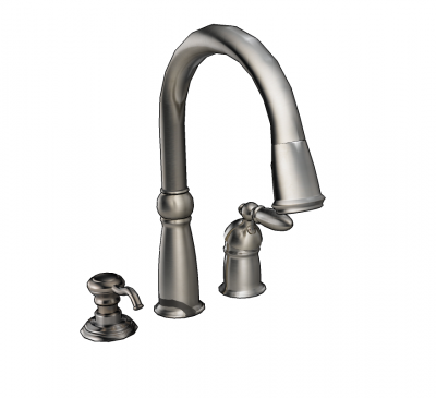 Victorian Wasserhahn und Seifenspender