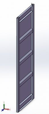 40ft Container part-4 Solidworks model