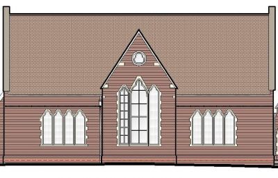 Architectural - Library Elevation 