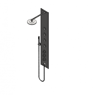 Shower panel Revit family 