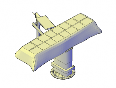 Hospital examination bed 3d dwg