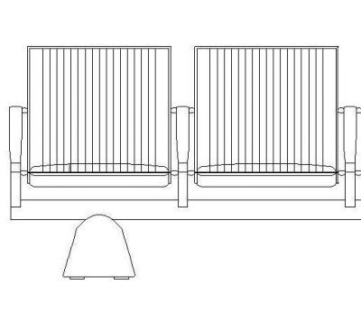 Office - Meeting Area Seating - Elev 01