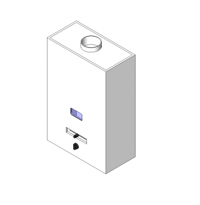 Gas water heater Revit family 