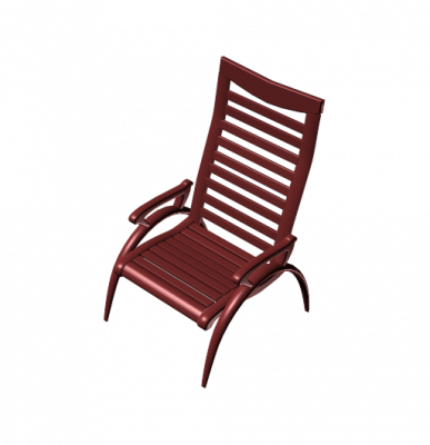 Outdoor lounge chair 3DS Max model 