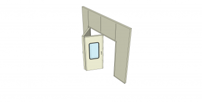 Bifold door Sketchup model