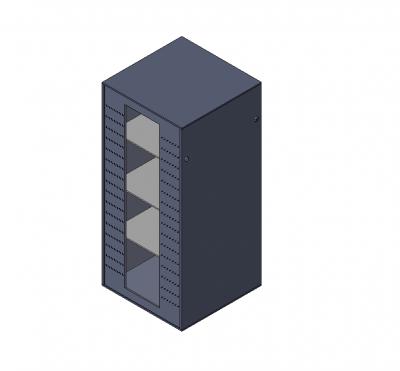 Server rack Revit family 