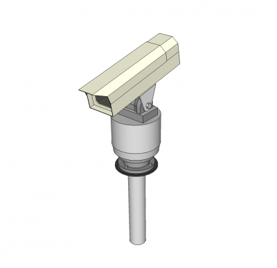 Rotating CCTV Sketchup model