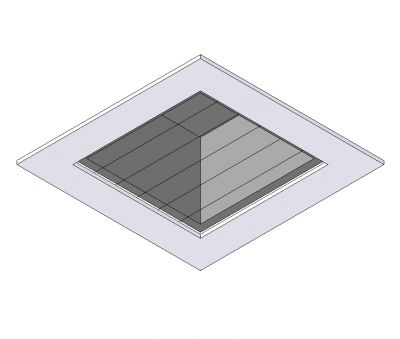 Bathroom ceiling fan Revit model 