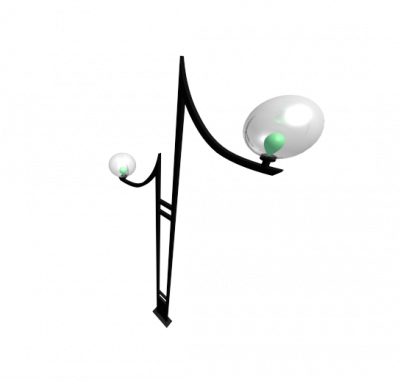 Street lamp 3DS Max model 