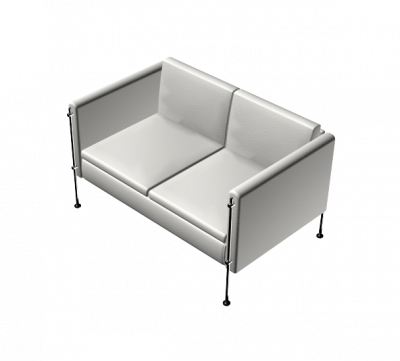 Office reception chair 3DS Max model 