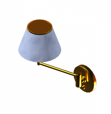 Adjustable wall light 3DS Max model 