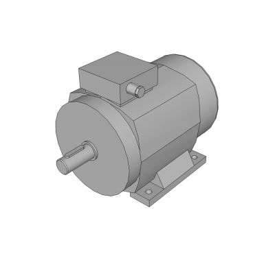 3 Phase motor Sketchup model 