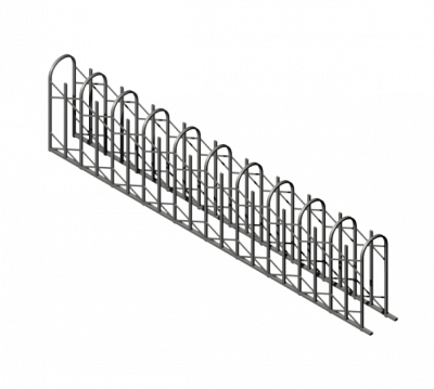 Secure walkway 3DS Max model 