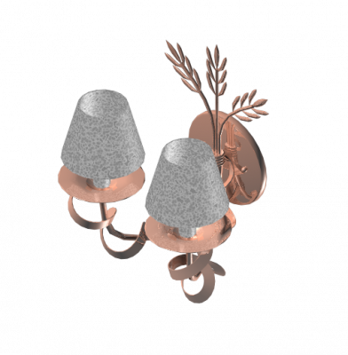 Decorative wall light 3DS Max model 