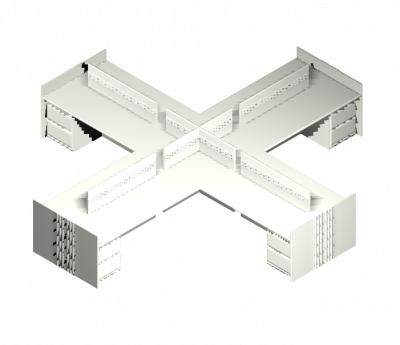 Office cubicles 3DS Max model 