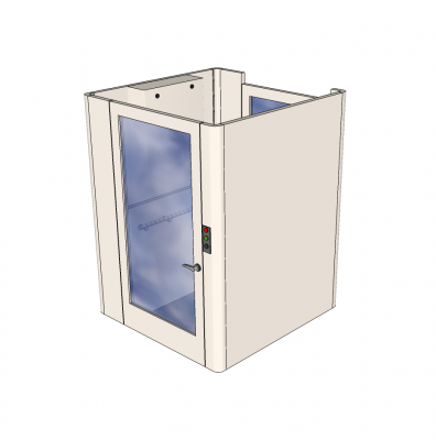Wheelchair lift Sketchup model 