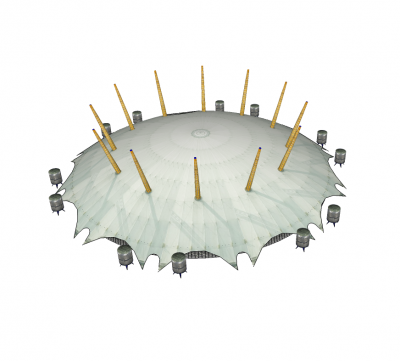 O2 Arena London Sketchup model