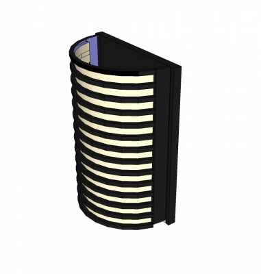 Wall lamp Sketchup model 