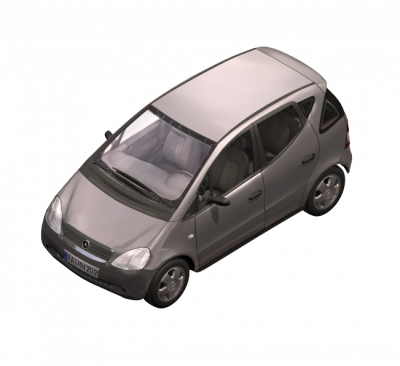 Mercedes A Class 3DS Max model 