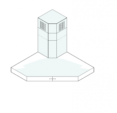 Cappa della gamma Revit family