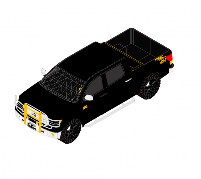 Off-road pick-up truck Revit family