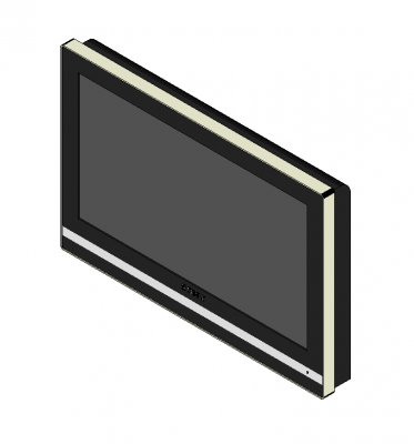 LCD TV Revit model