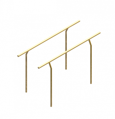 Parallel bars 3DS Max model 