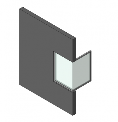 Finestra angolare Famiglia Revit