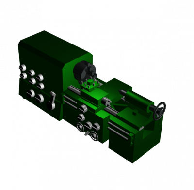 Lathe 3DS Max model