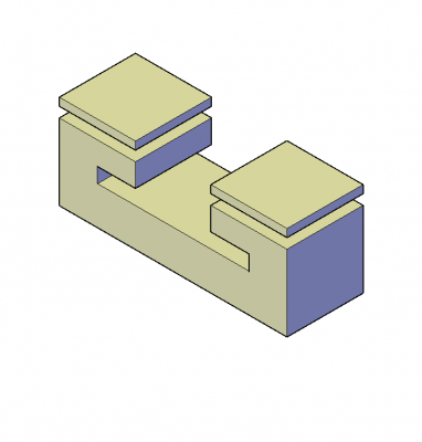 Außenbank 3d dwg