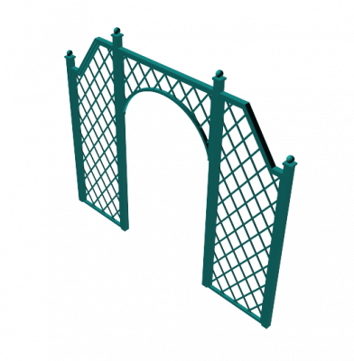 Gartenlaube 3D-Modelle