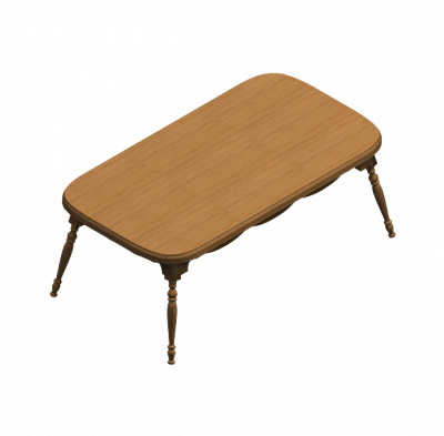Windsor table 3DS Max model